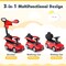 Costway Kids Ride on Push Car Mercedes-Benz Licensed 3-in-1 Sliding Car Blue/Red/White/Black/Pink